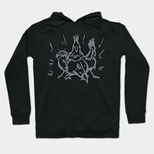 The Bad Birds (Gray) Hoodie